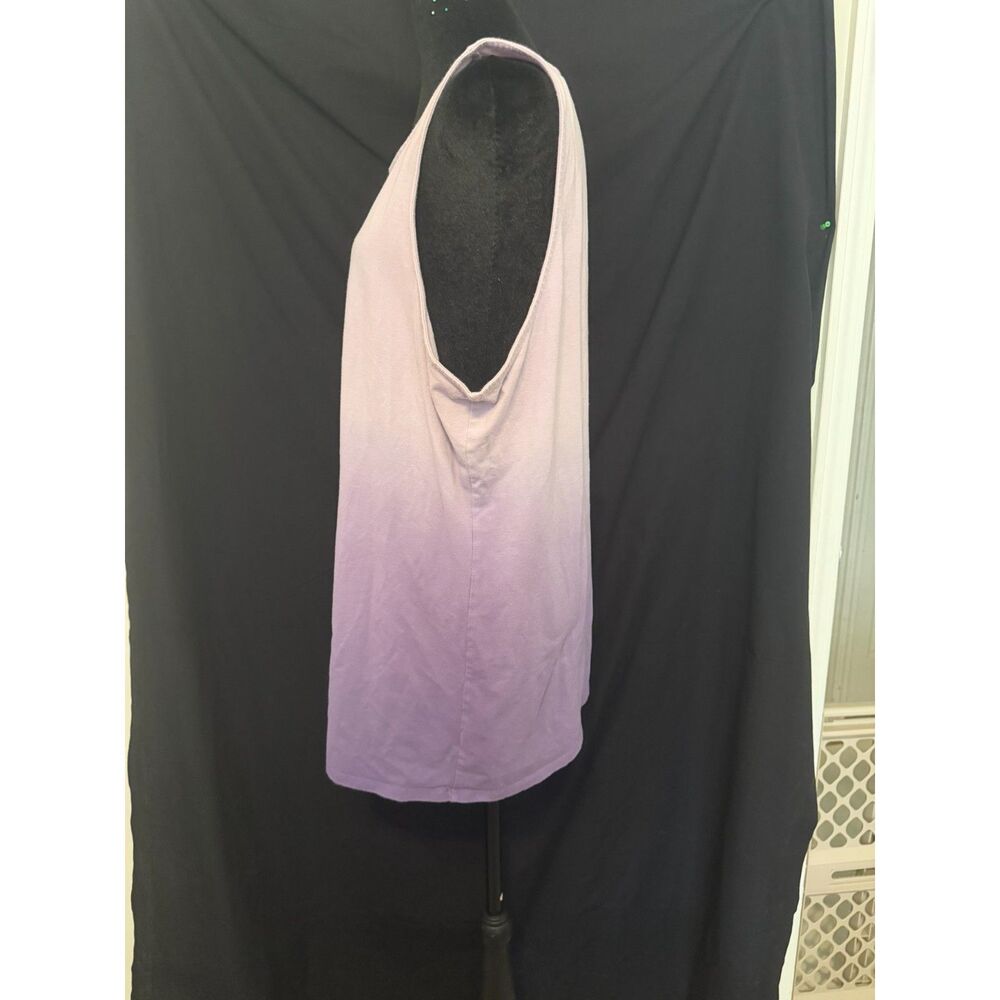 Size 3 Torrid Women's Tank Top Ombre White/Purple